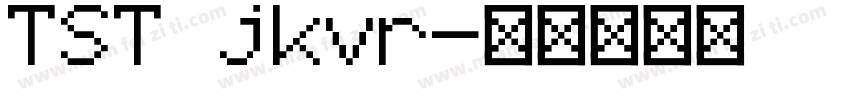 TST jkvr字体转换